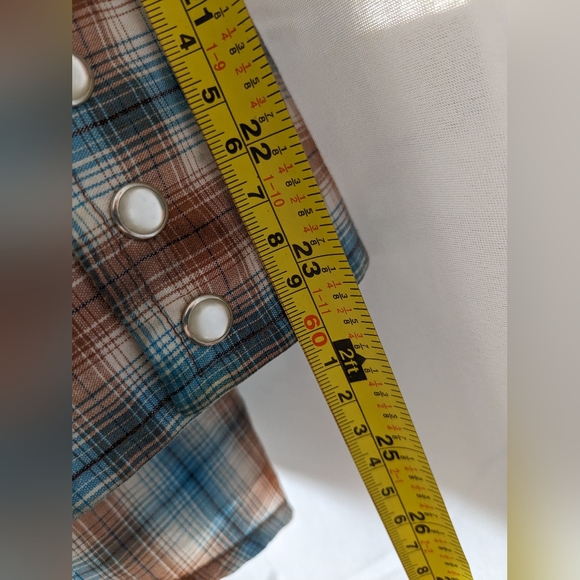 VTG Wrangler Pearl Snap Western style button down XXXL - Picture 6 of 9